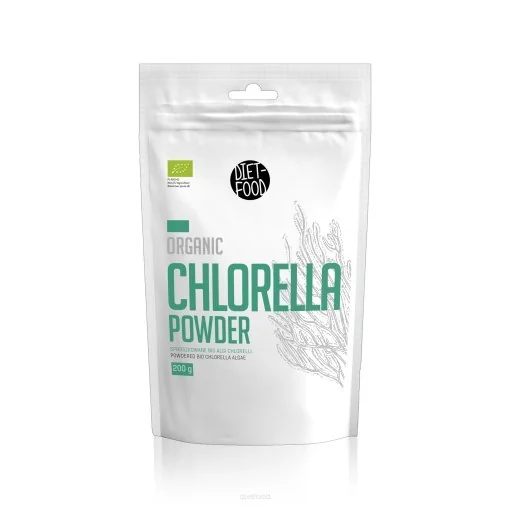 DIET-FOOD Chlorella BIO proszek, 200 g