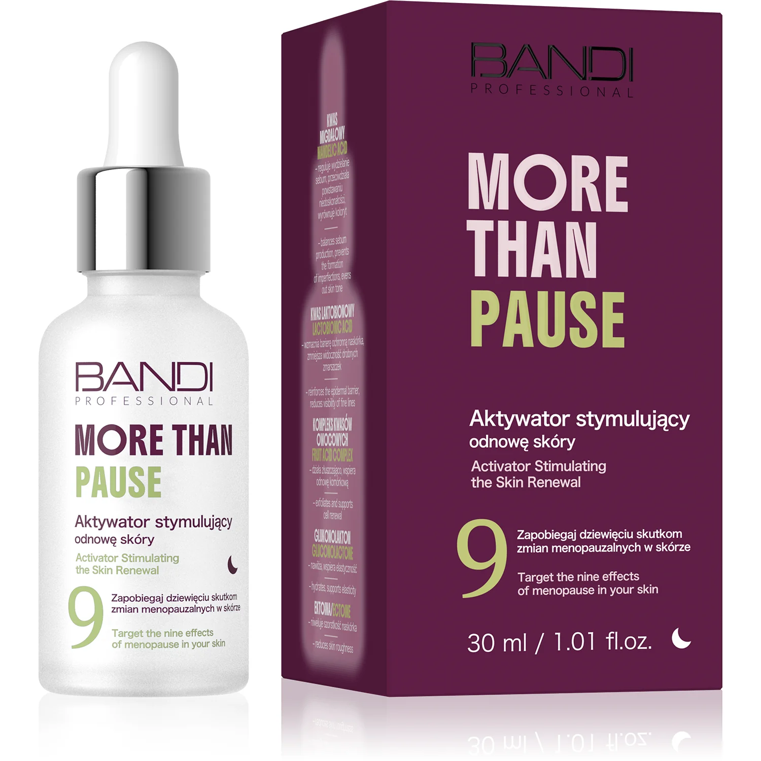 Bandi More Than Pause aktywator stymulujący odnowę skóry, 30 ml