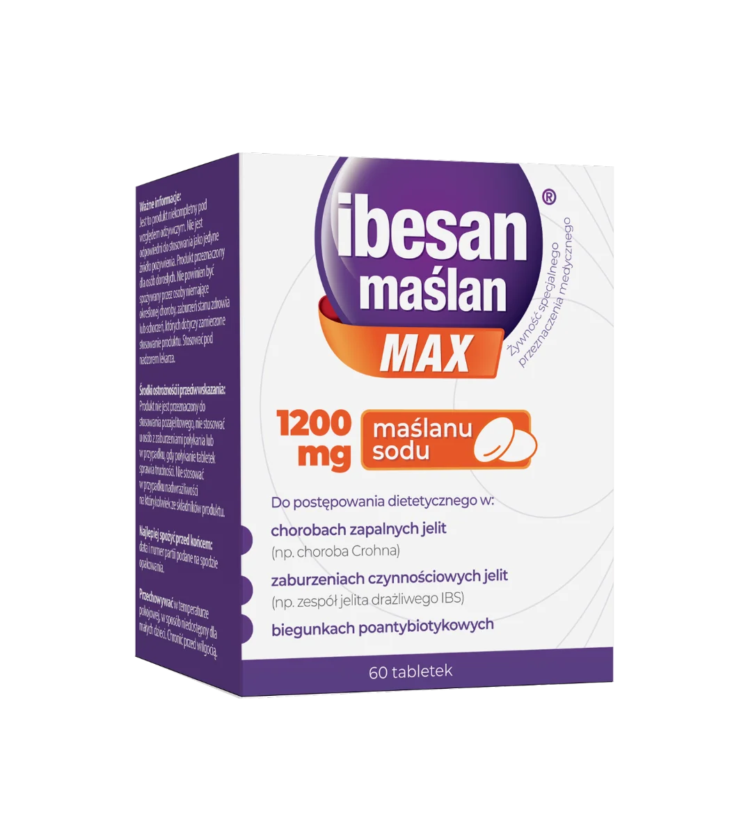 Ibesan maślan MAX 60 tabletek