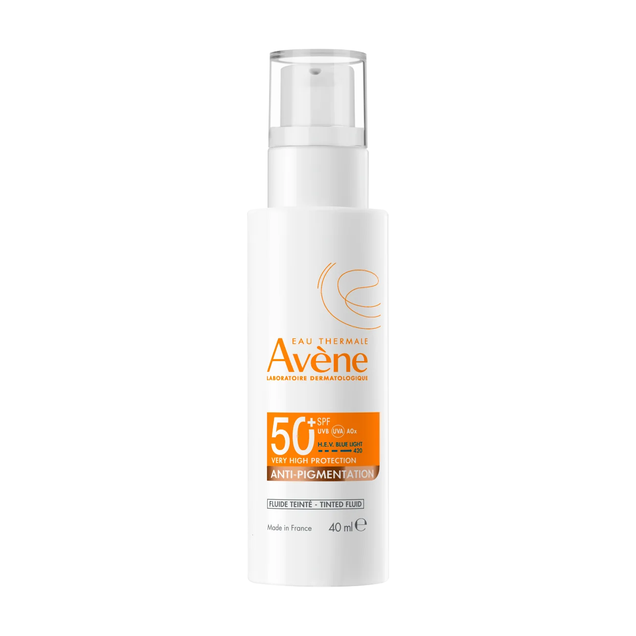 Avène Bardzo wysoka ochrona przeciwsłoneczna koloryzujący fluid przeciw przebarwieniom SPF 50+, 40 ml