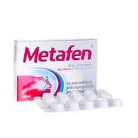 Metafen ( Ibuprofenum + Paracetamolum ), 10 tabletek