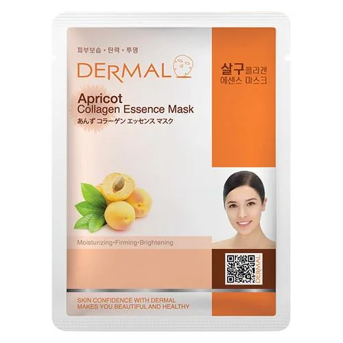 DERMAL Apricot Collagen Essence Mask maska w płachcie, 23 g