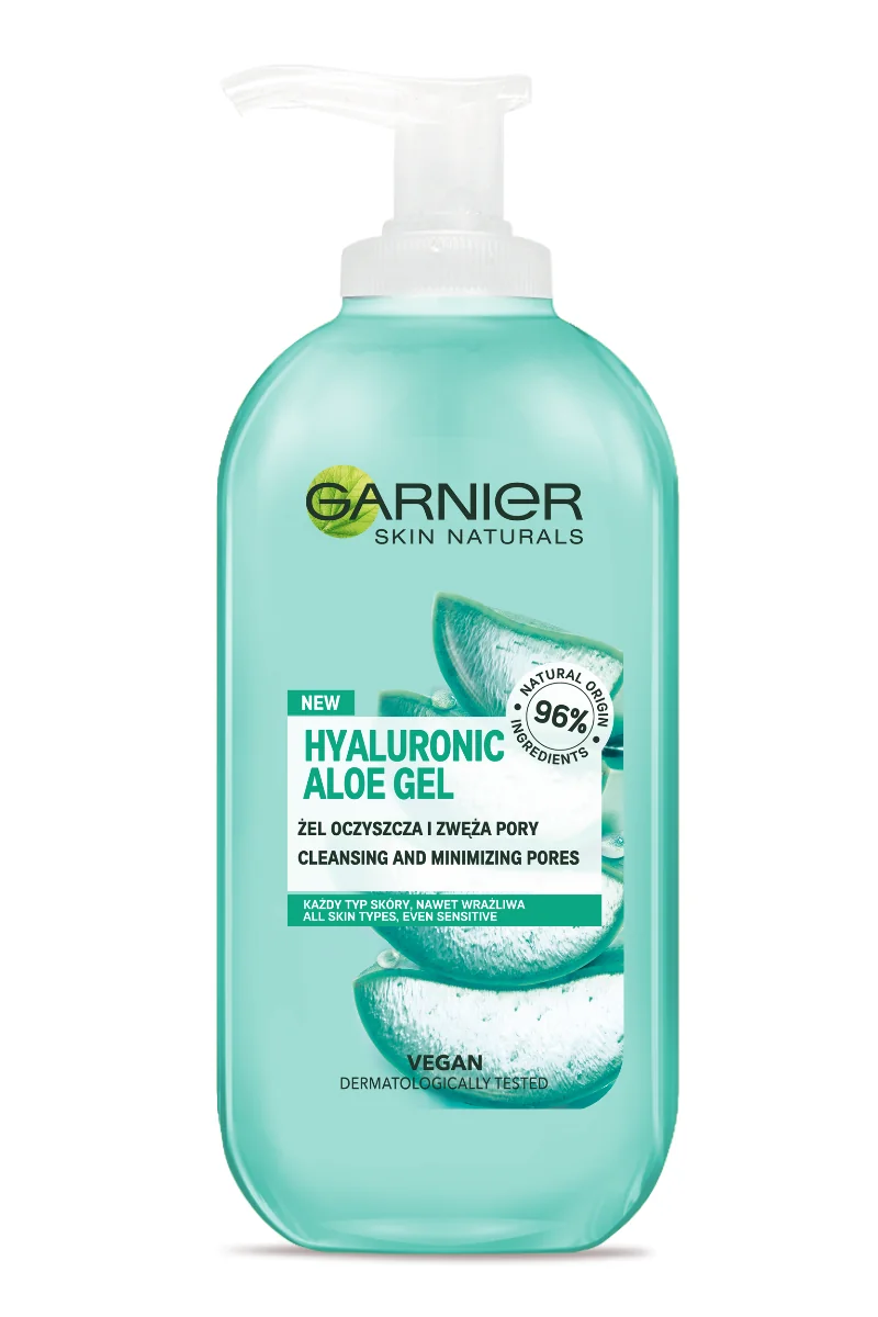 Garnier Skin Naturals Hyaluronic Aloe żel oczyszczający do twarzy, 200 ml