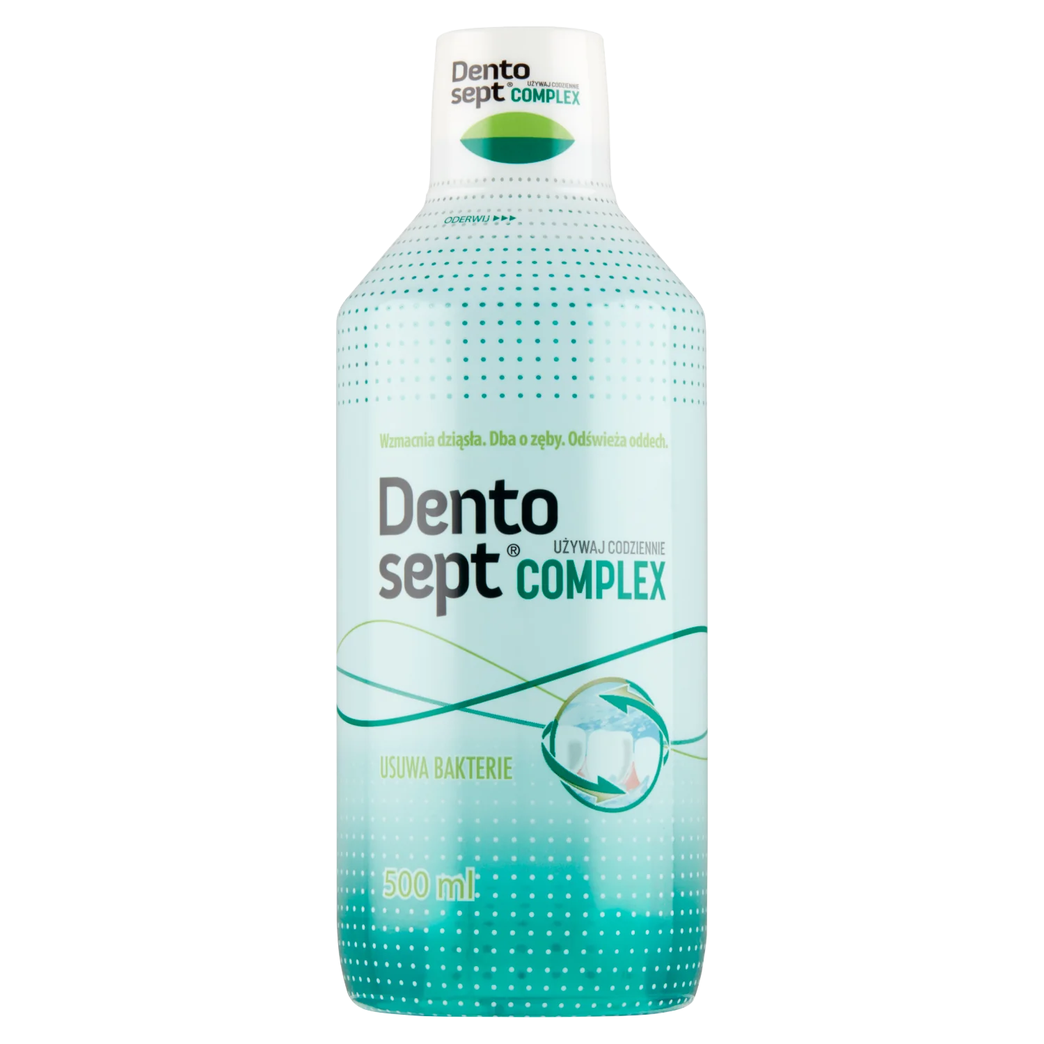 Dentosept Complex płyn do płukania jamy ustnej bez alkoholu, 500 ml