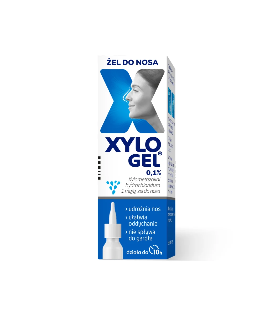 Xylogel 0,1%, 1 mg/g, żel do nosa