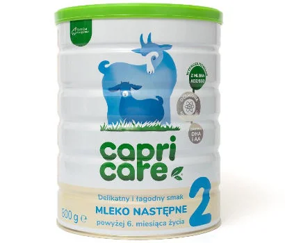 Capricare 2 mleko następne powyżej 6. miesiąca życia oparte na mleku kozim