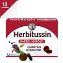 Herbitussin, pastylki na kaszel i gardło, suplement diety, 12 pastylek