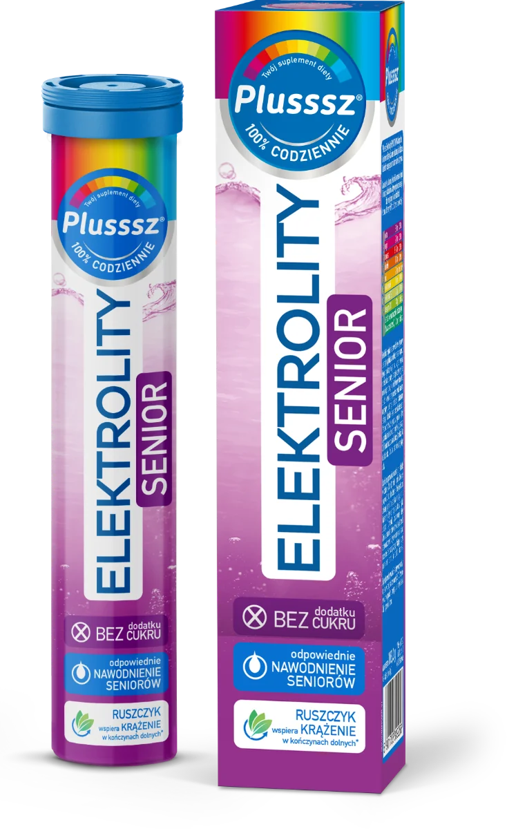 Plusssz Elektrolity SENIOR 100% Complex 24 tabletki