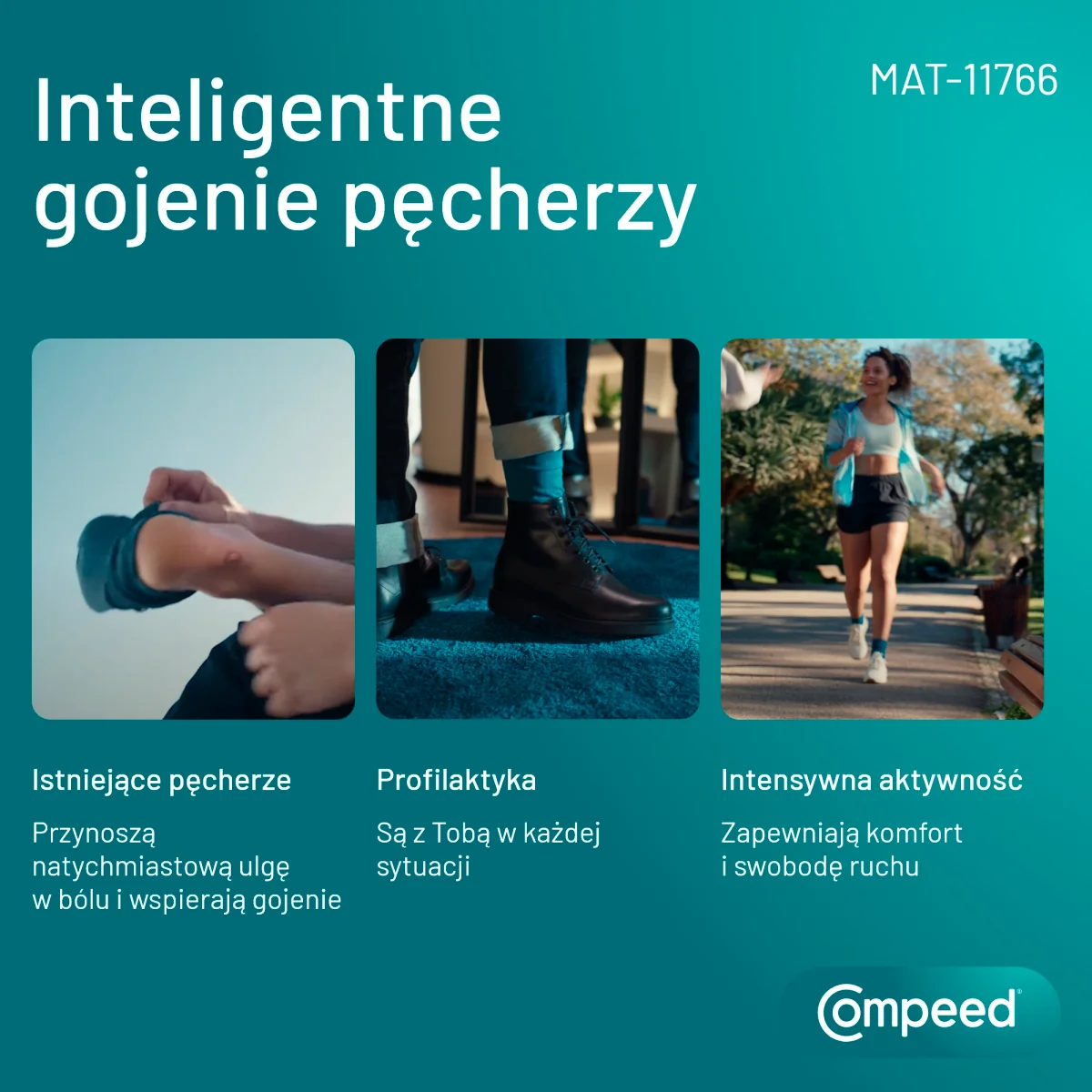 Compeed plastry na pęcherze średnie, 10 sztuk