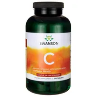 Swanson Buffered Vitamin C 1000 with Bioflavonoids, suplement diety, 250 tabletek