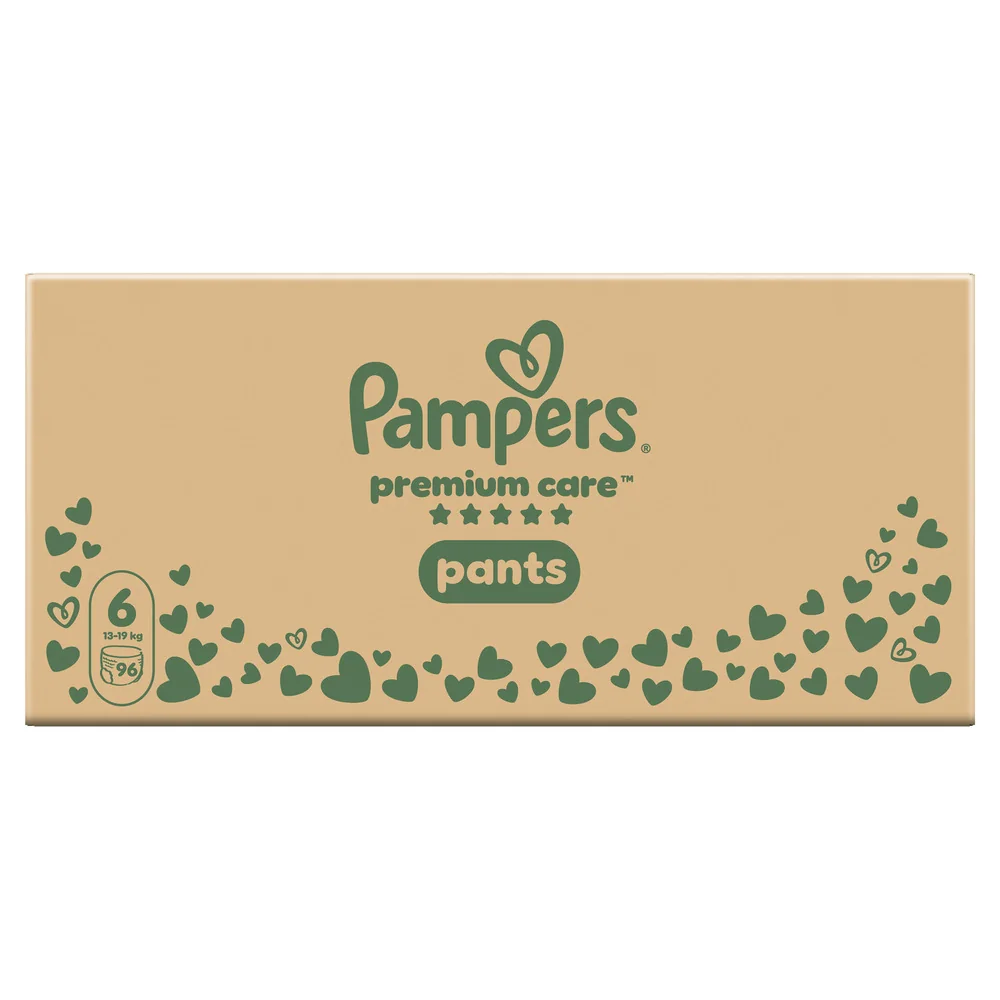 Pampers Premium Care Pants 6 pieluchomajtki, rozmiar 6, 13-19 kg, 96 sztuk