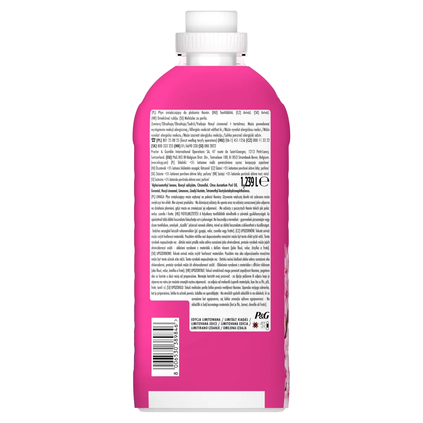 Lenor Japanese Blossom płyn do płukania tkanin, 59 prań, 1,239 l