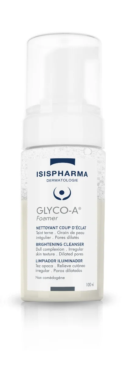 Isispharma Glyco-A Foamer Pianka oczyszczająca i rozświetlająca skórę, 100 ml