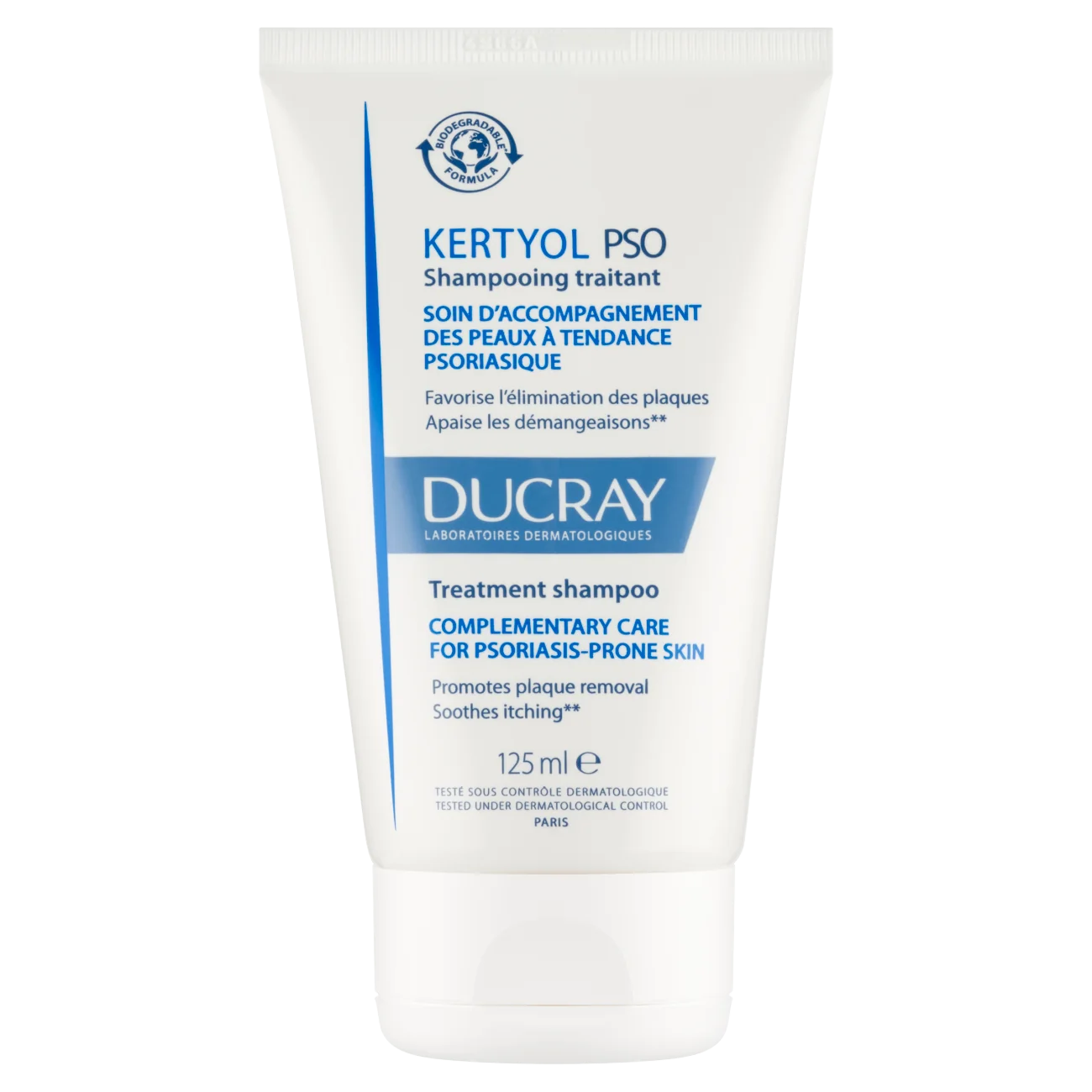 Ducray Kertyol PSO szampon do skóry skłonnej do łuszczycy, 125 ml