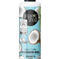 Organic Shop Kokos i Shea wegański, certyfikowany żel pod prysznic Daily Car, 280 ml
