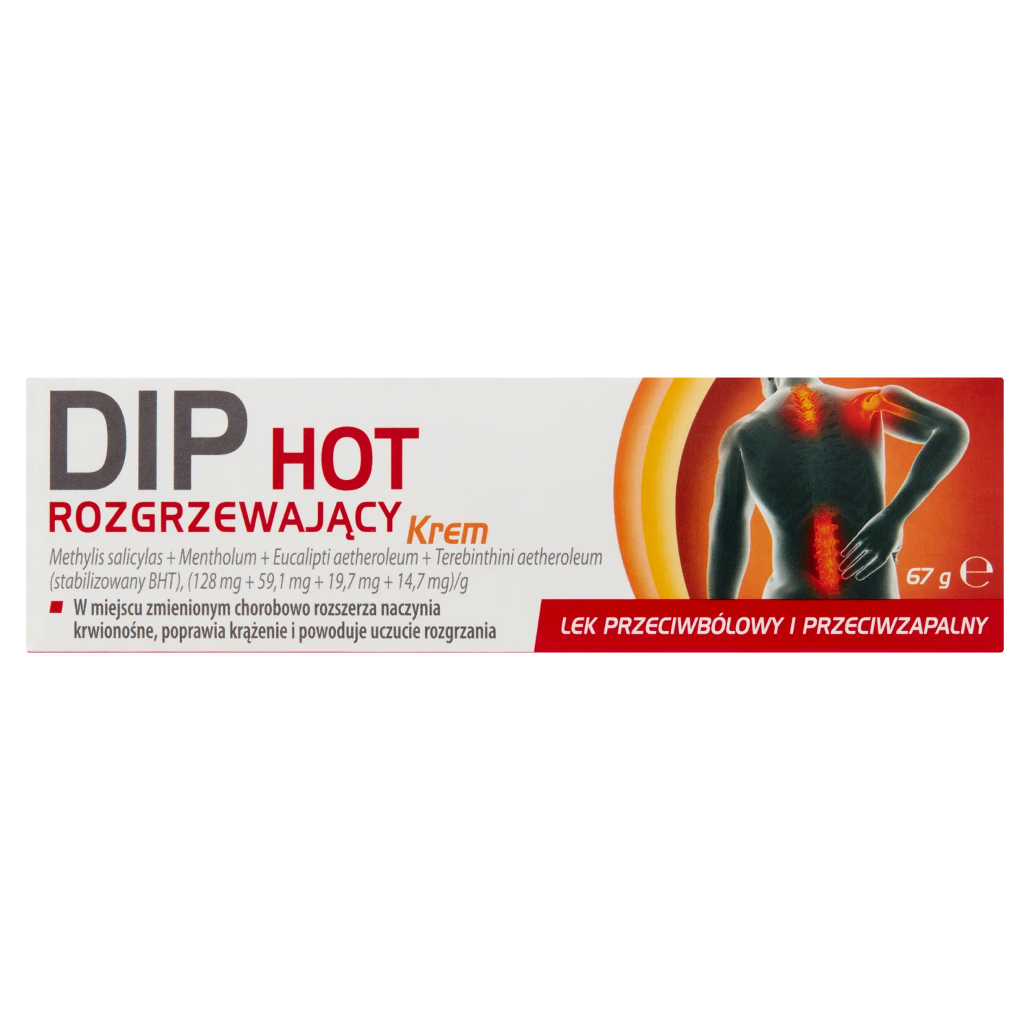 Dip Hot krem rozgrzewający, 67 g