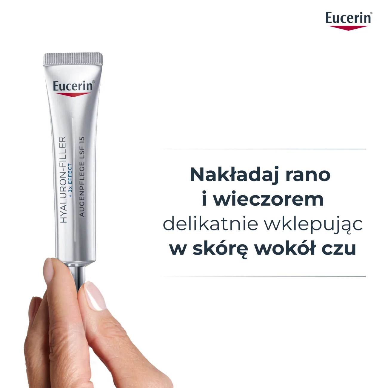 Eucerin Hyaluron-Filler przeciwzmarszczkowy krem pod oczy, 15 ml