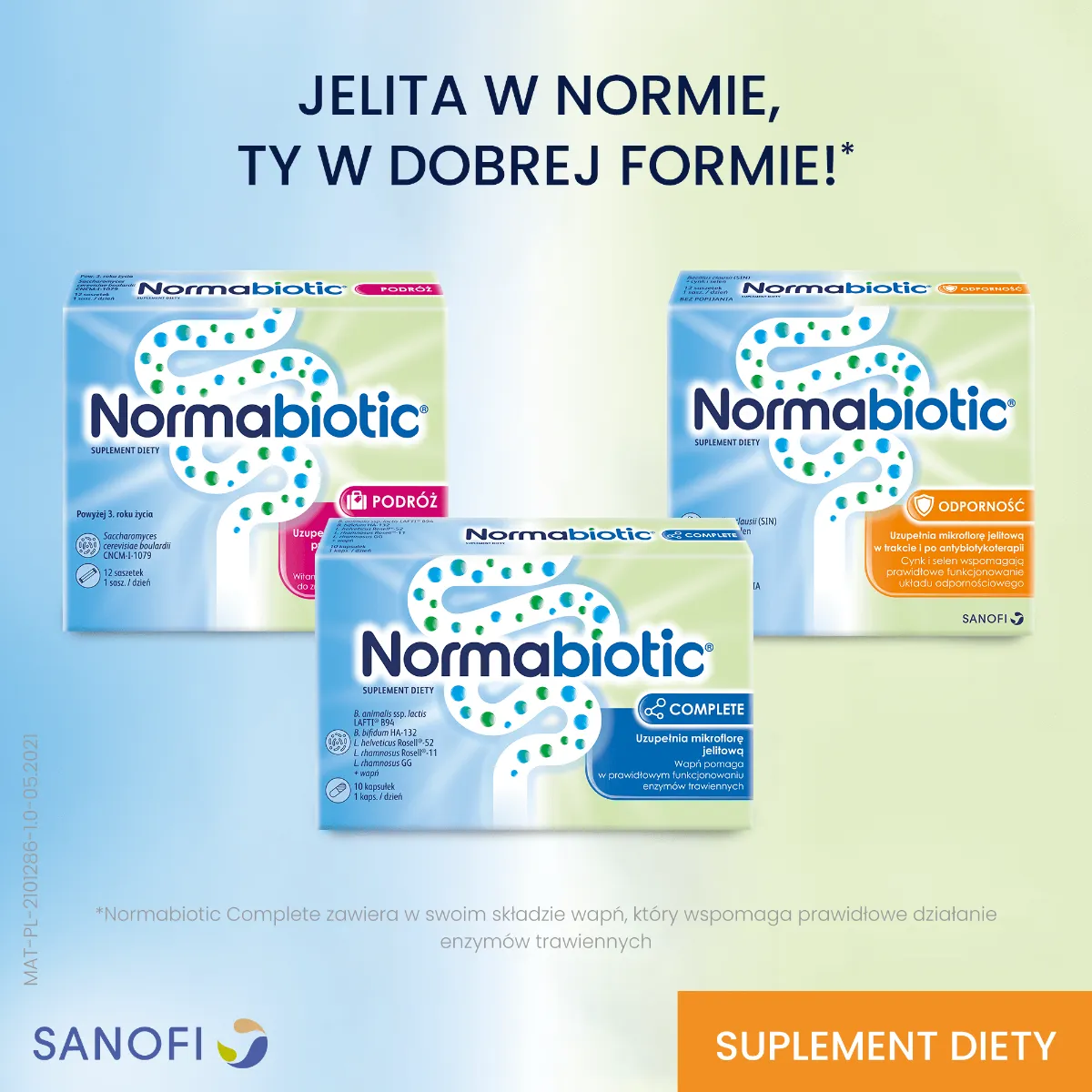 Normabiotic Odporność, suplement diety, 12 saszetek 