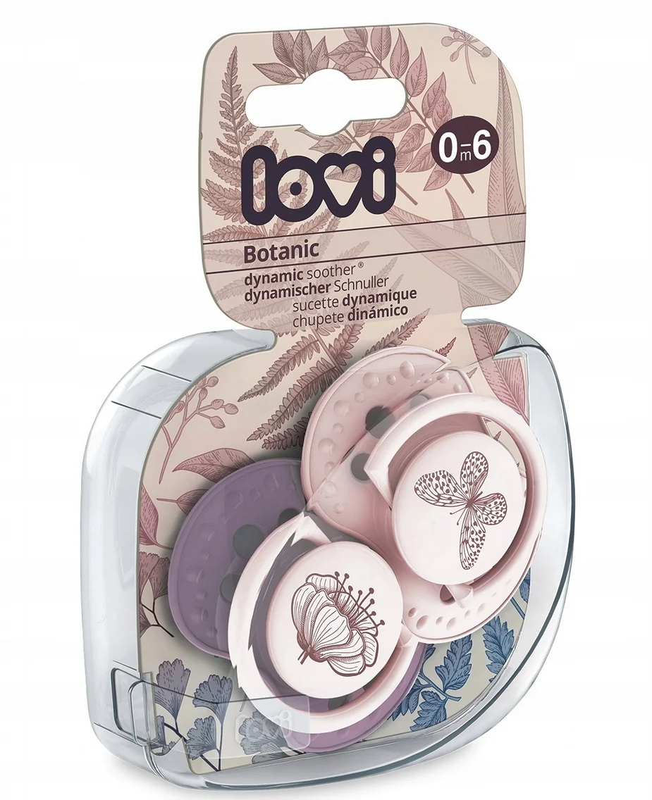 Lovi Harmony smoczek silikonowy dynamiczny 0-6 m, 2 sztuki