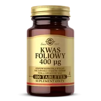 Solgar Kwas foliowy, suplement diety, 100 tabletek