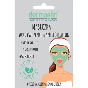 Dermaglin #Oczyszczenie #Antipollution oczyszczająca maseczka do twarzy, 20 g 