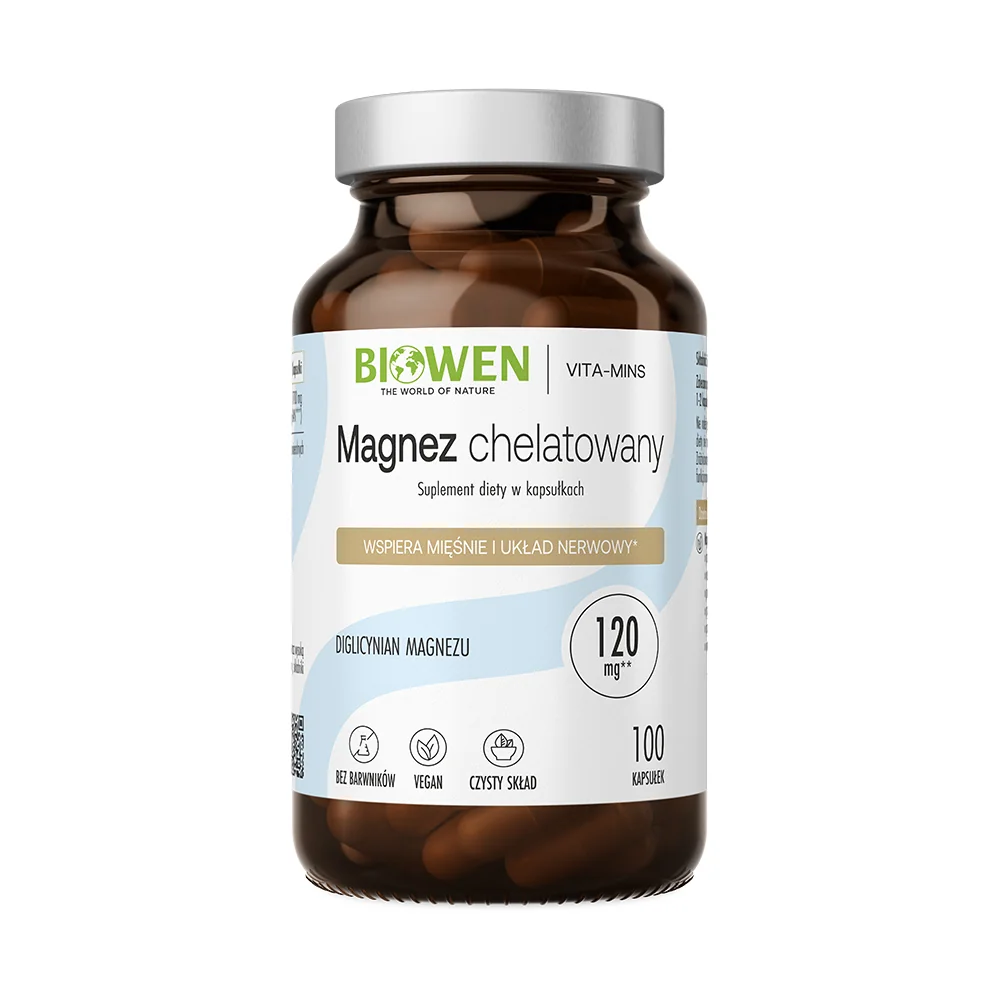BIOWEN Magnez Chelatowany 100 kapsułek