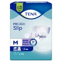 Tena Slip Proskin Maxi, pieluchomajtki zapinane na rzepy, rozmiar M, 73-122 cm, 10 sztuk