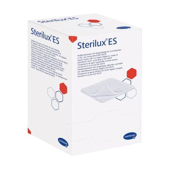 Sterilux ES Kompresy z gazy niejałowej 17-nitkowe 8 warstw 10x10 cm, 100 sztuk 