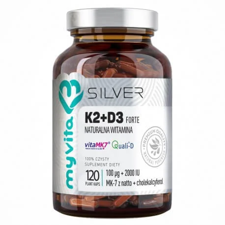 MyVita Silver Witamina K2+D3 Forte 120 kapsułek