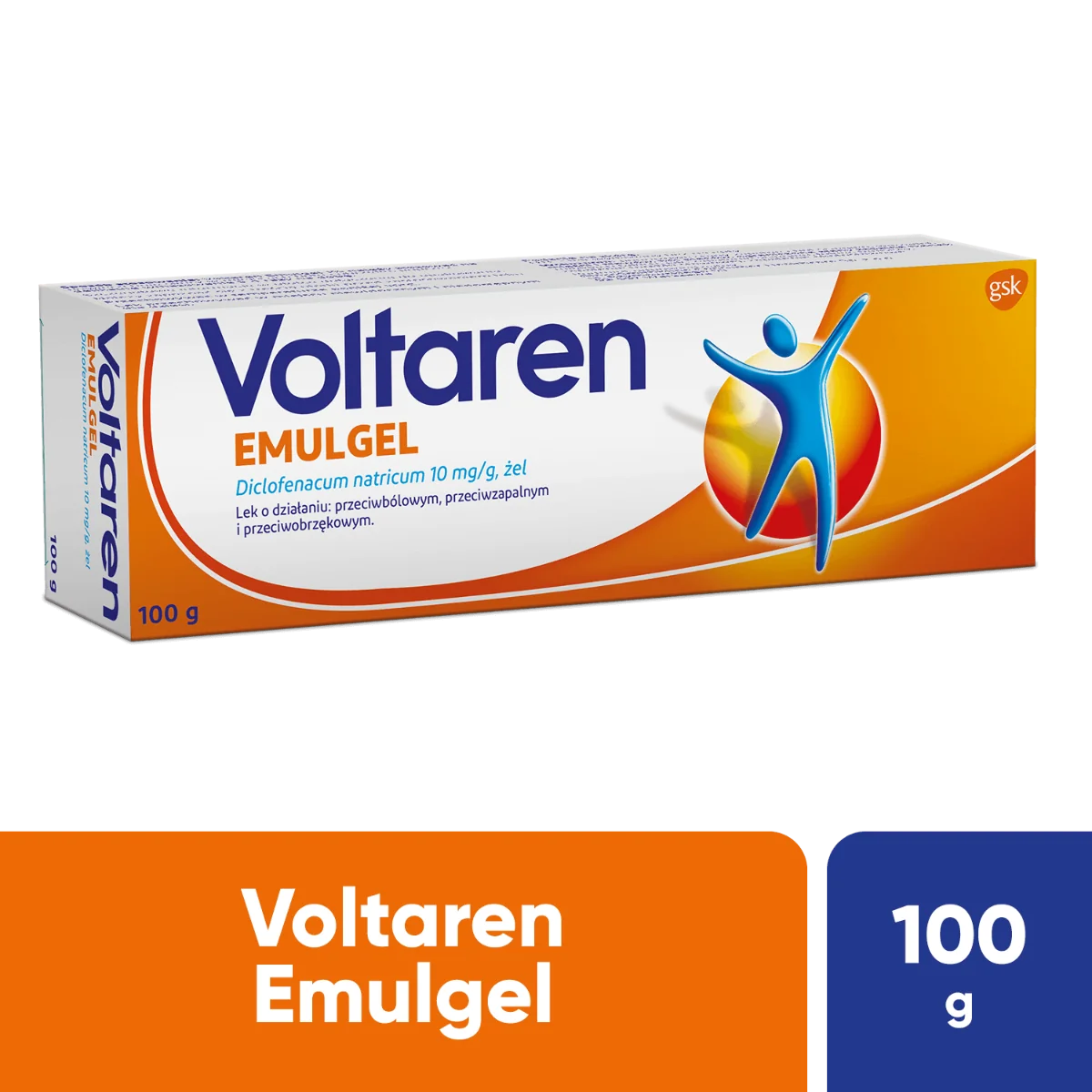 Voltaren Emulgel, 10 mg/g, żel, 100 g