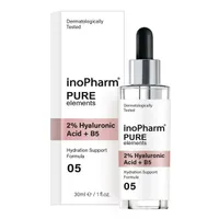inoPharm Pure Elements 2% Kwas hialuronowy + 1% Prowitamina B5 serum do twarzy, 30 ml