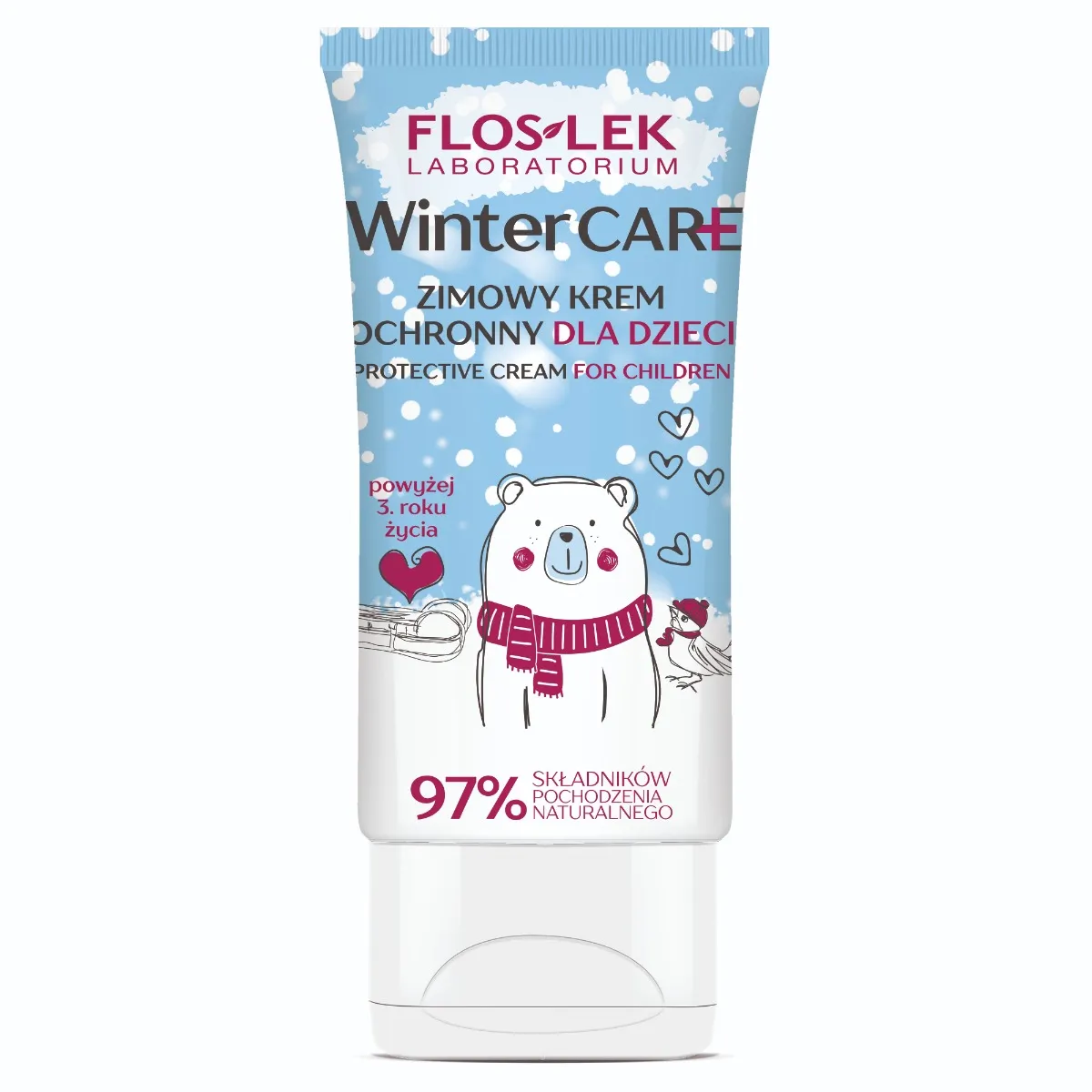 FlosLek Winter Care, zimowy krem ochronny dla dzieci, 50 ml