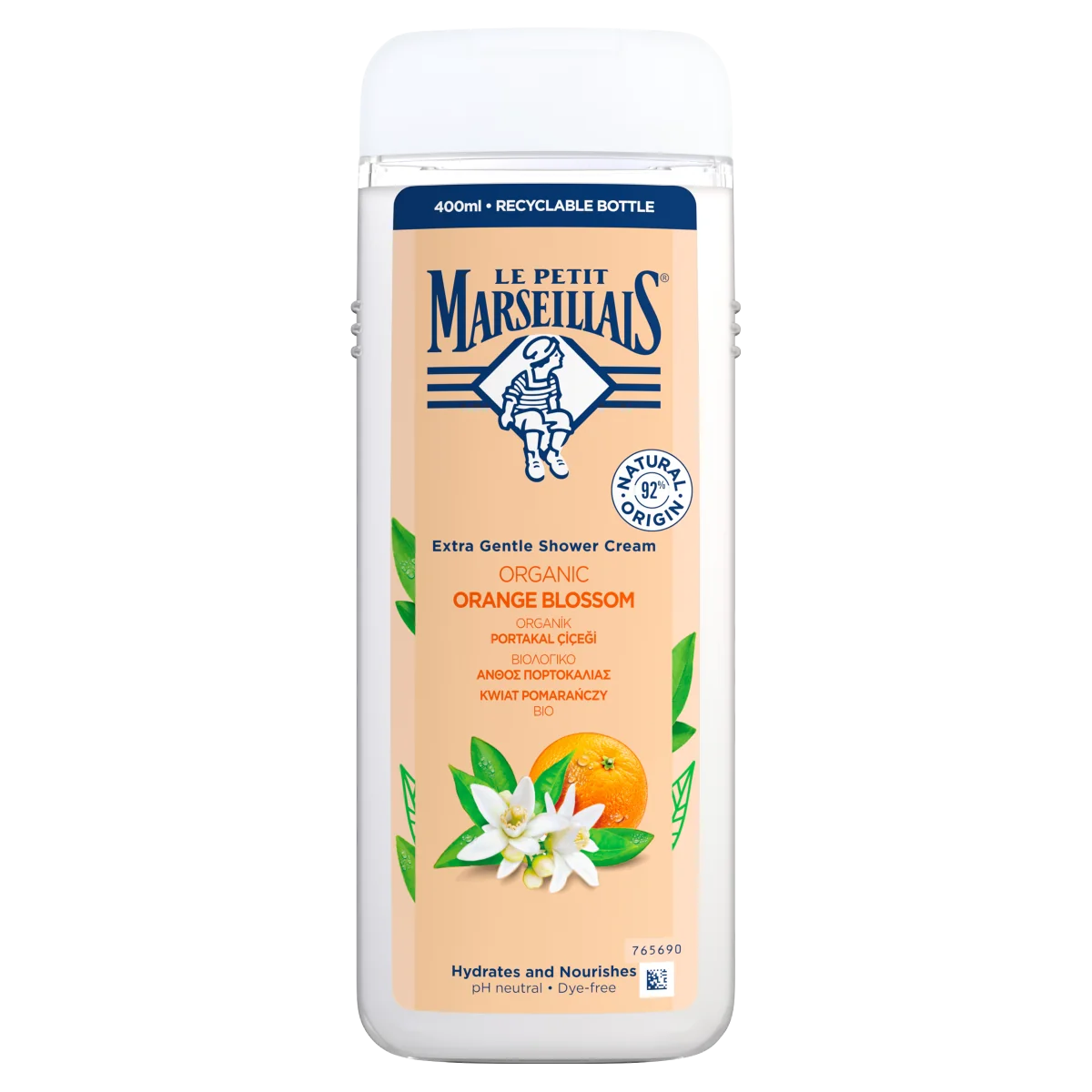 Le Petit Marseillais Organic Orange Blossom żel pod prysznic, 400 ml