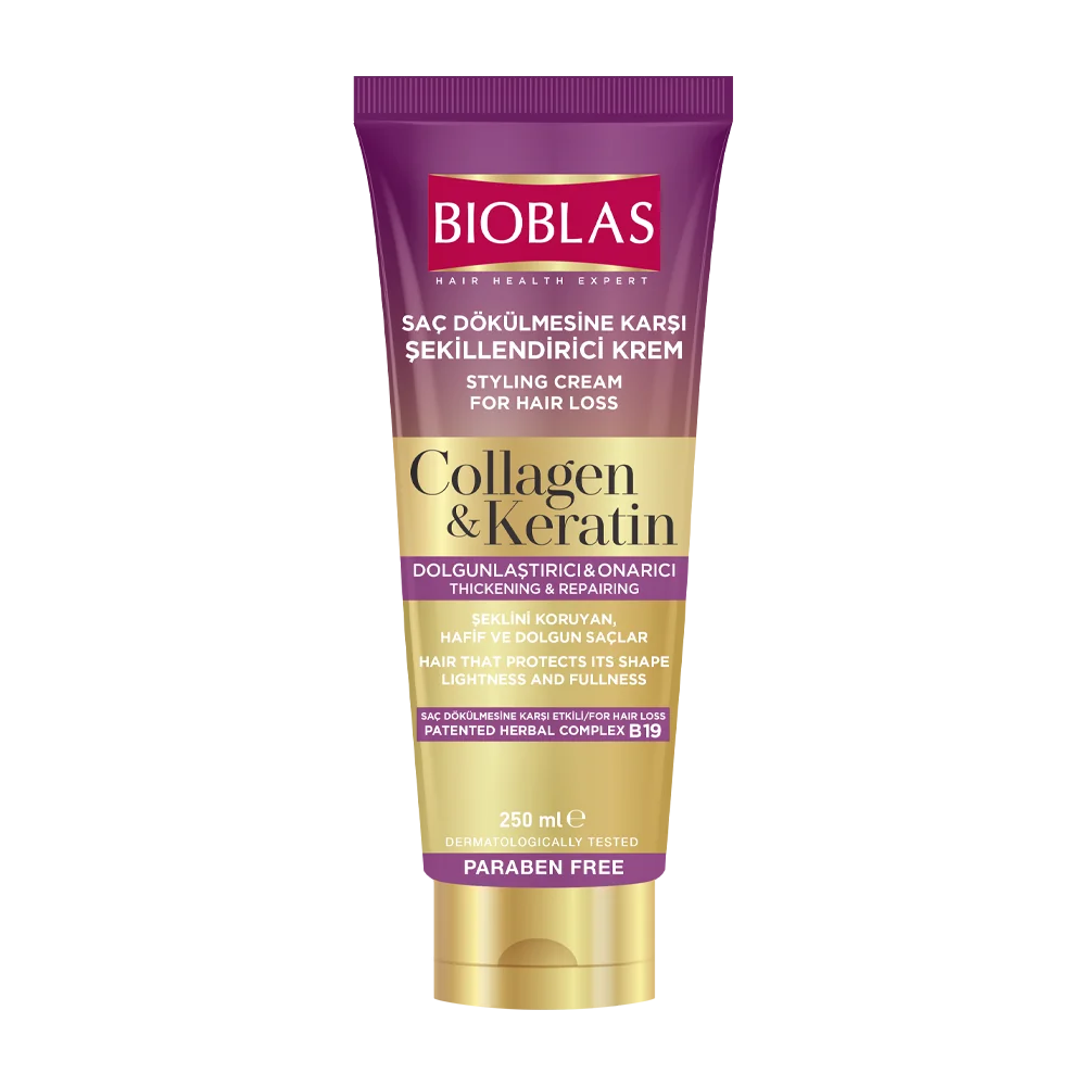 Bioblas Kolagen + Keratyna odżywka do stylizacji włosów, 250 ml