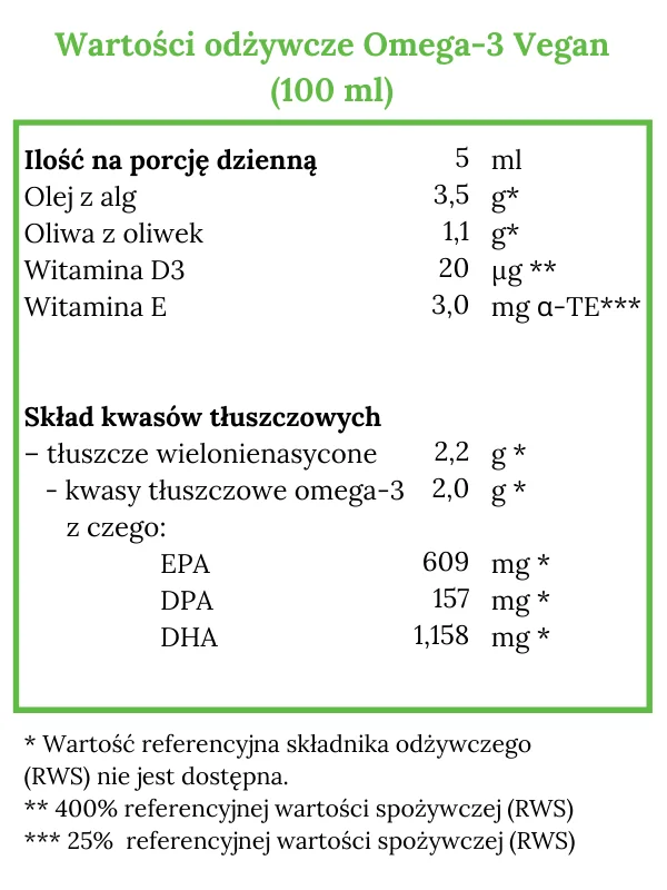 Norsan Omega-3 Vegan 100 ml