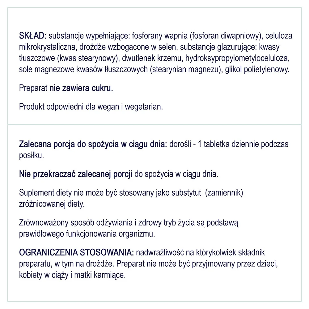 Naturell Selen Organiczny 200 60 tabletek