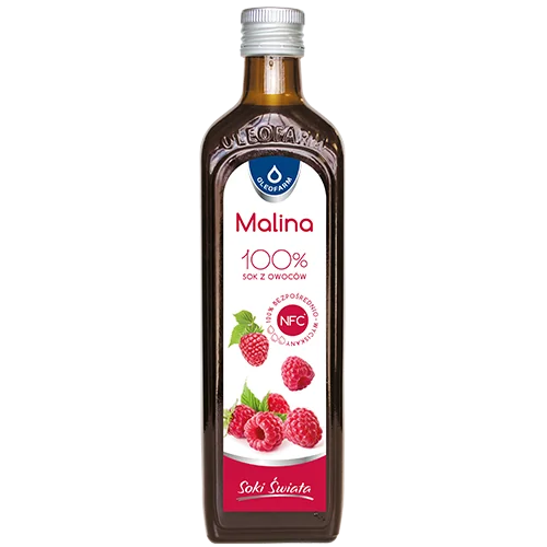 Oleofarm MalinaVital sok z malin 100%, 490 ml