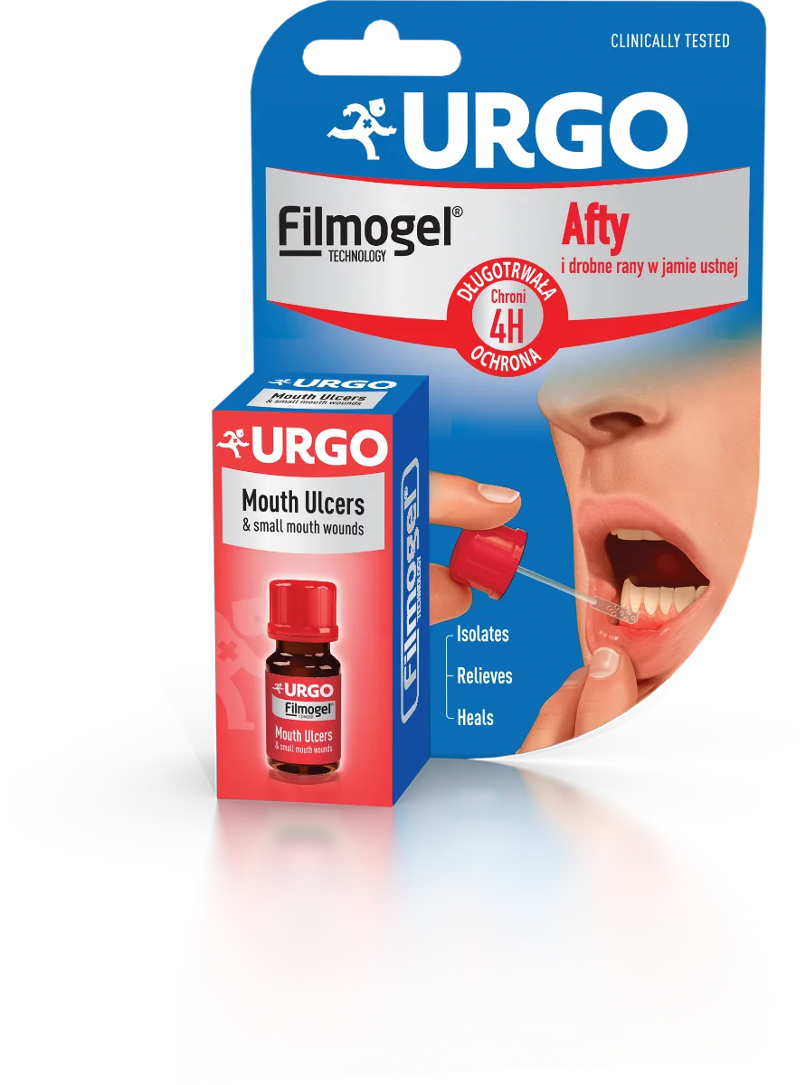 Urgo żel na afty i drobne rany w jamie ustnej, 6 ml