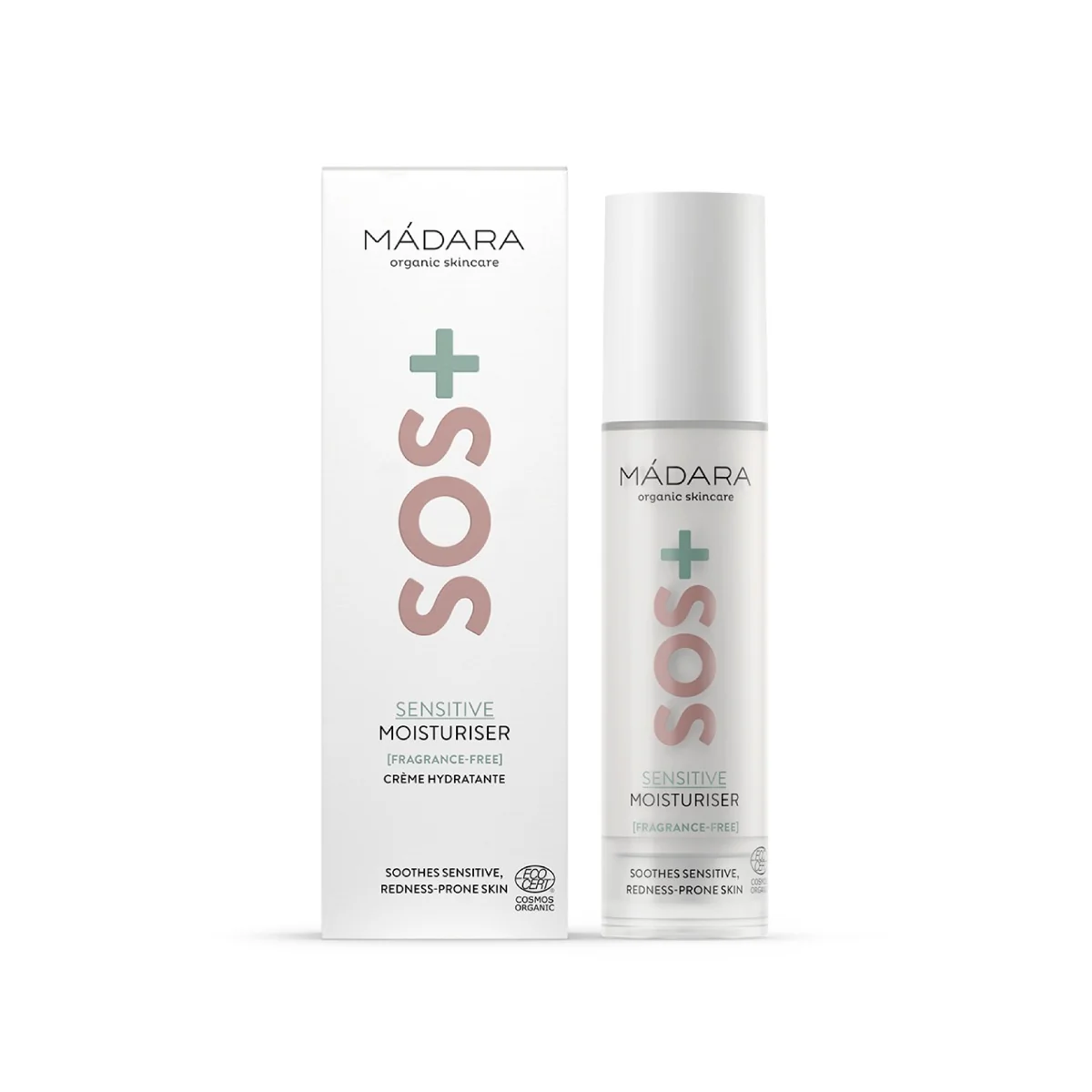 Madara SOS+ Sensitive Moisturiser krem nawilżający, 50 ml