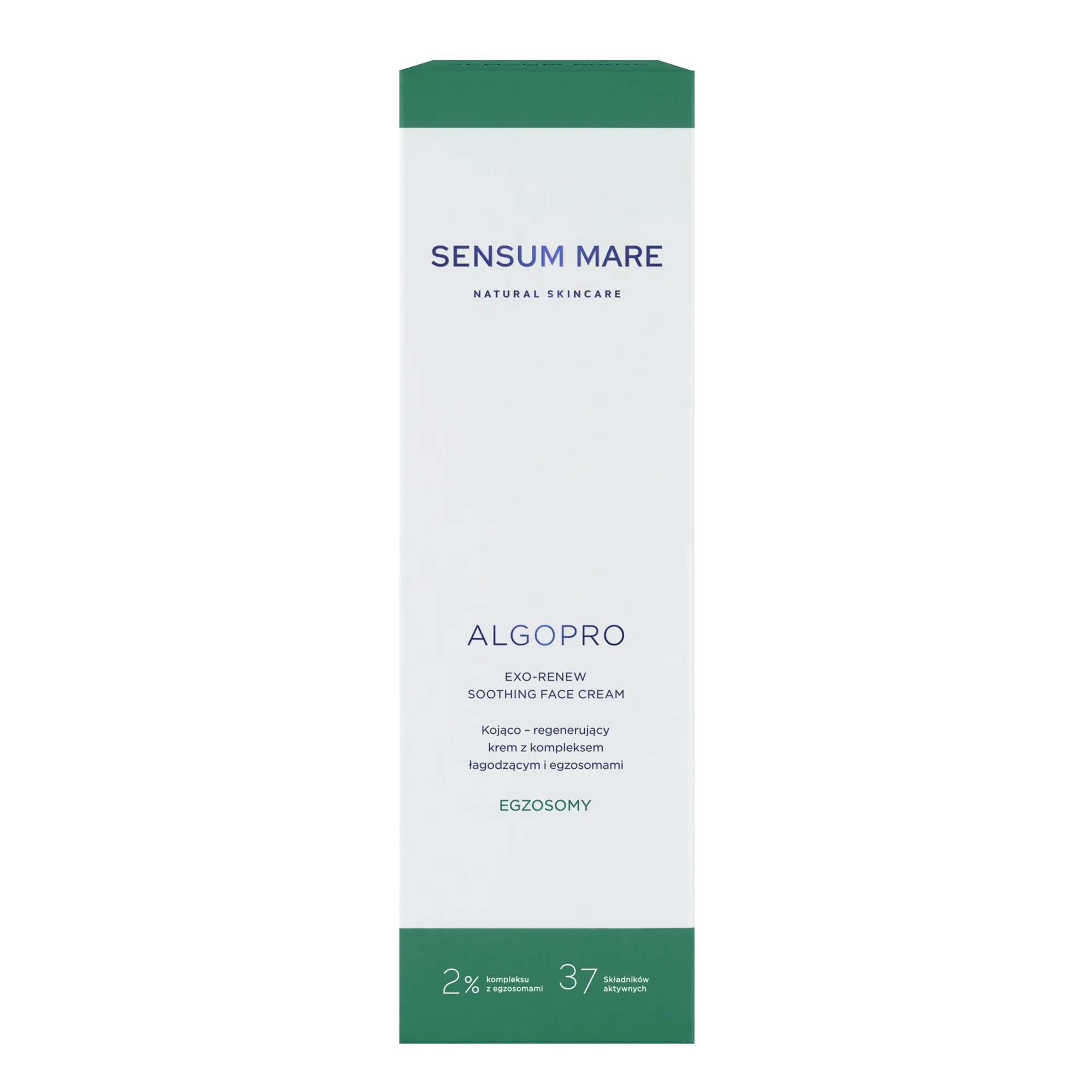 Sensum Mare Algopro kojąco-regenerujący krem z kompleksem łagodzącym i egzosomami, 50 ml