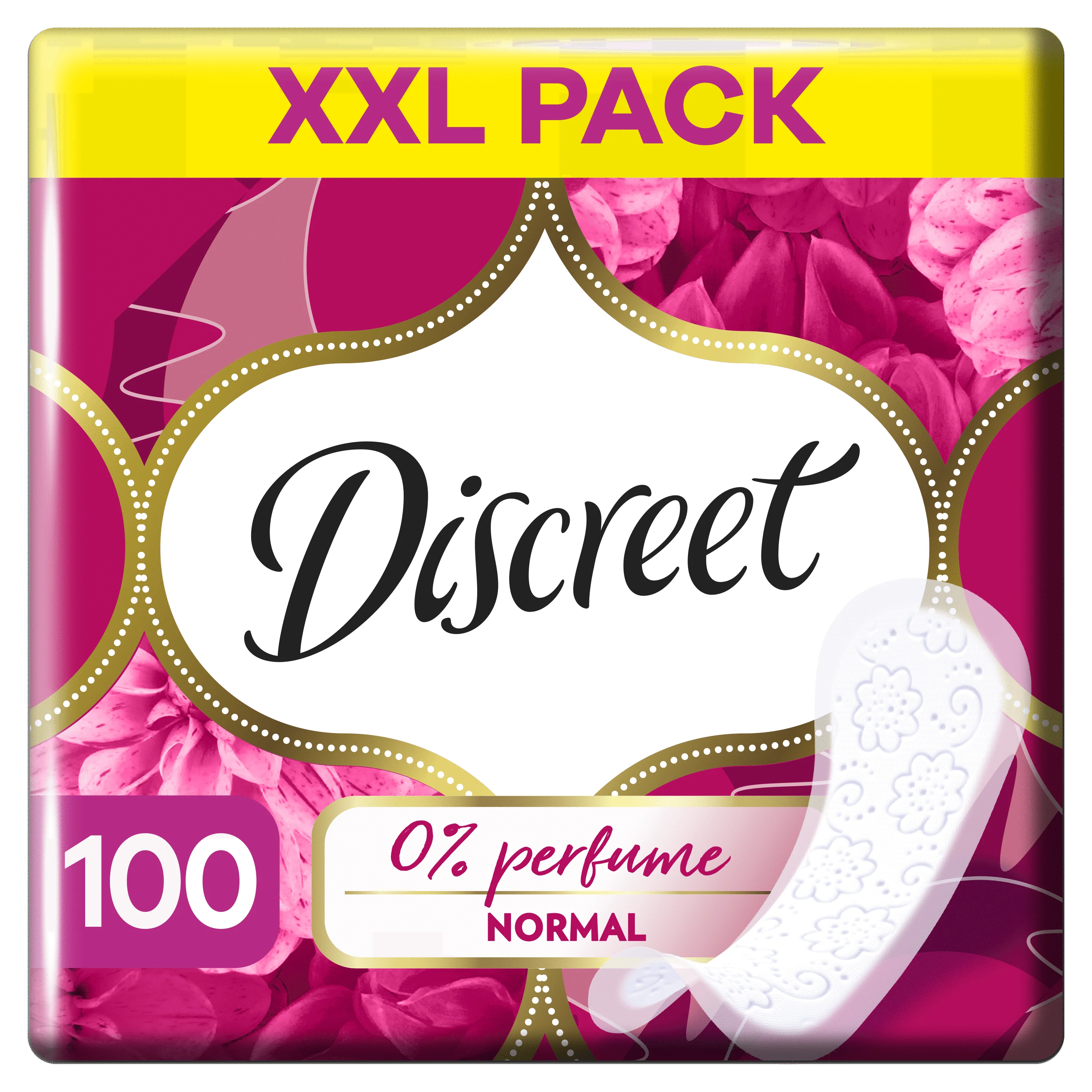 Discreet Normal wkładki higieniczne bezzapachowe, 100 szt.