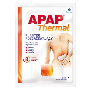 APAP Thermal plaster rozgrzewający, 1 plaster 