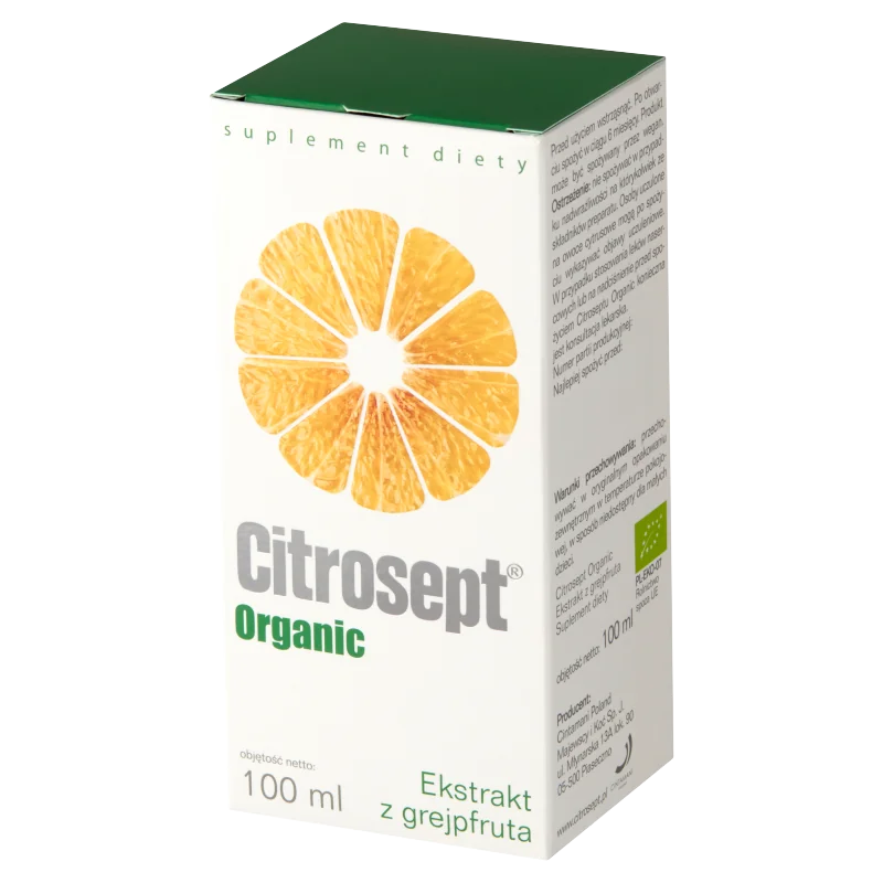 Citrosept Organic ekstrakt z grejpfruta, 100 ml