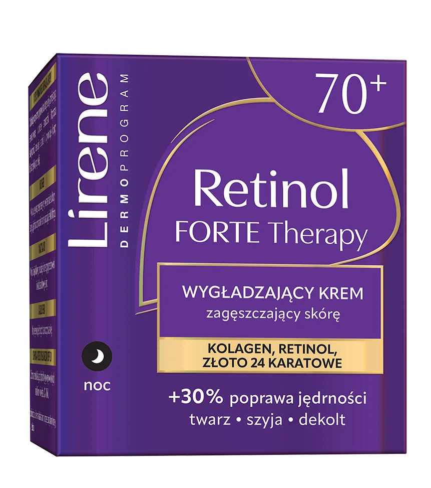 Lirene wygładzający krem zagęszczający skórę 70+, 50 ml