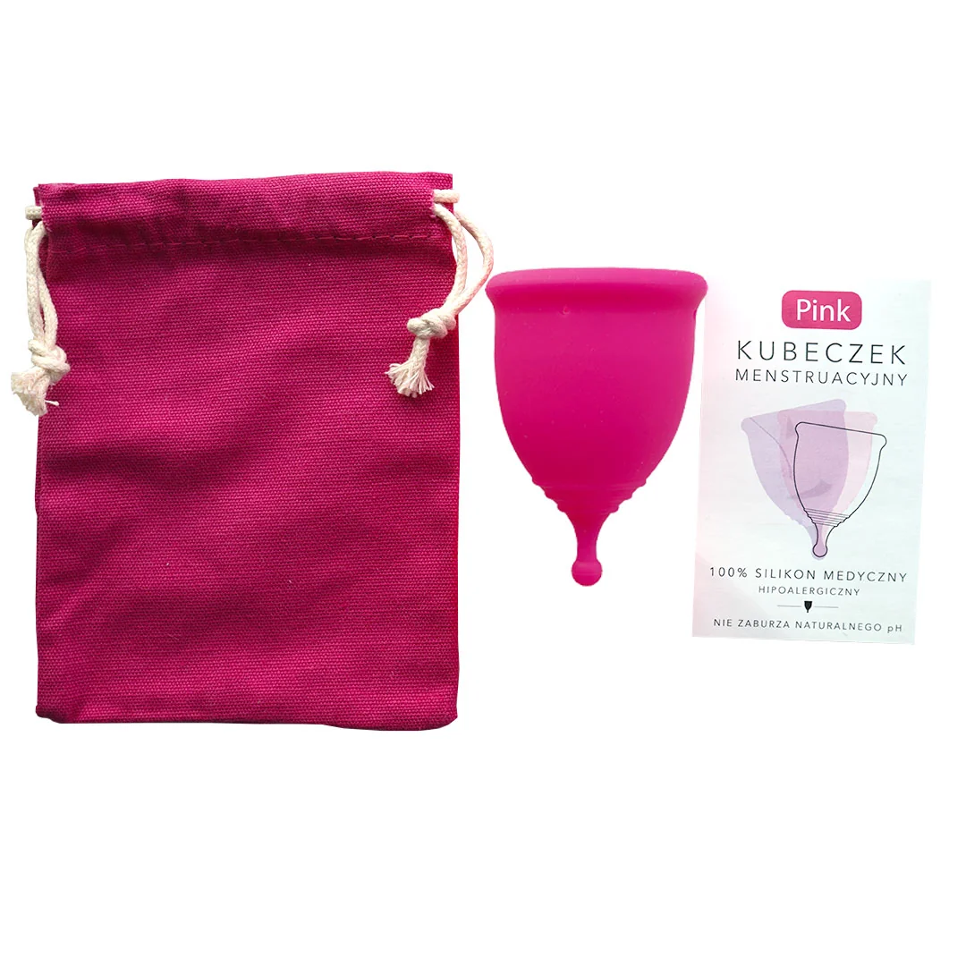 PINK Kubeczek menstruacyjny rozmiar M, 1 sztuka