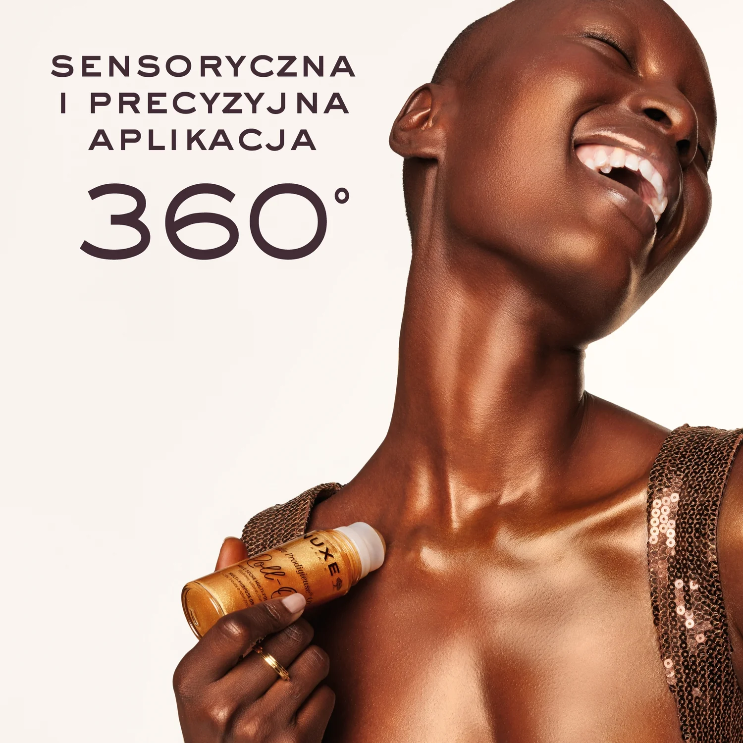 Nuxe Huile Prodigieuse® suchy olejek roll-on ze złotymi drobinkami, 60 ml