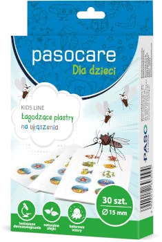 Pasocare Dla dzieci łagodzące plastry na ukąszenia Pasocare Dla dzieci łagodzące plastry na ukąszenia