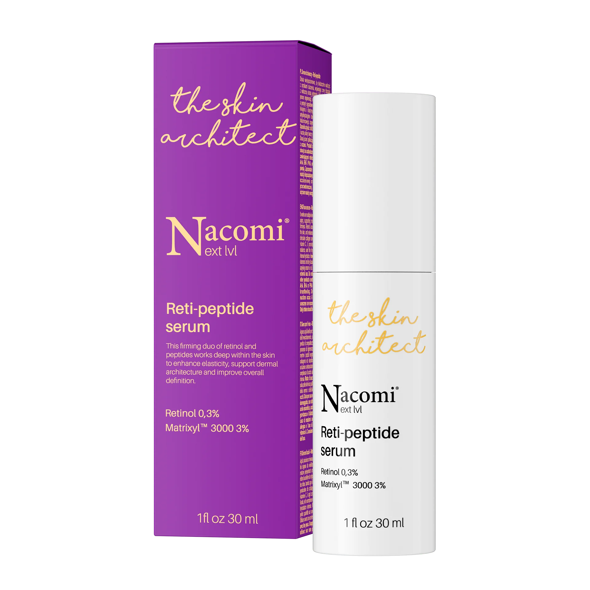Nacomi Next Level The Skin Architect serum do twrzy Reti-peptide, 30 ml