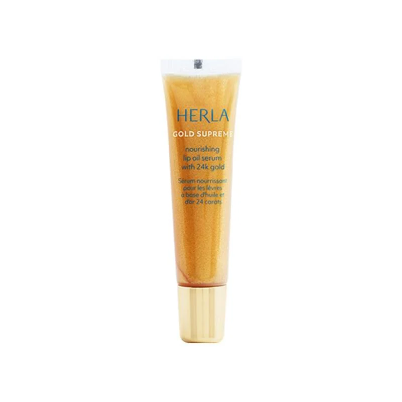 Herla Gold Supreme odżywcze serum olejowe do ust, 15 ml