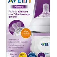 Avent Natural, butelka dla niemowląt 0m+ SCF030/17, 125 ml